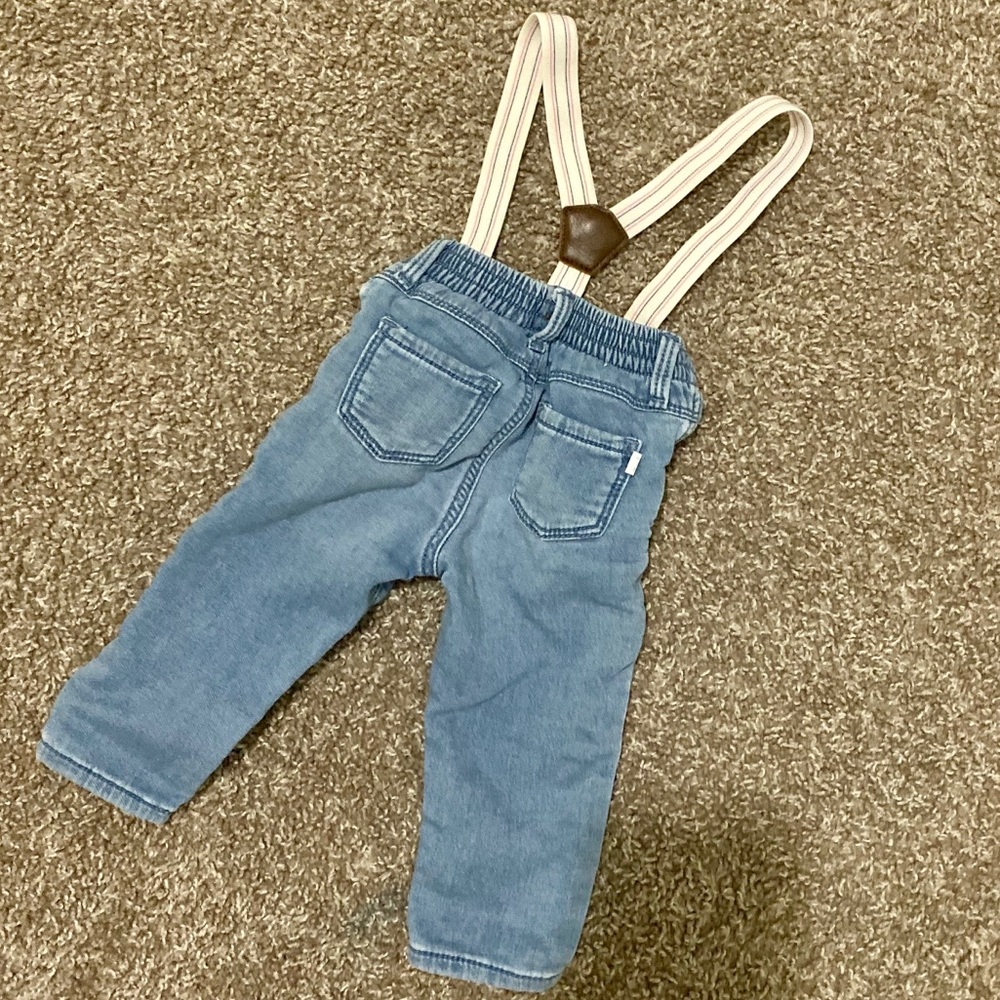 Baby Girl Pants with Adorable Suspenders! - Picture 2 of 4